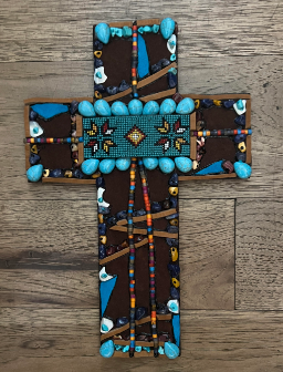 Native Beadwork Cross