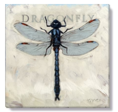 Darren Gygi "Blue Dragonfly" Giclee
