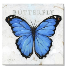Darren Gygi "Blue Butterfly" Giclee