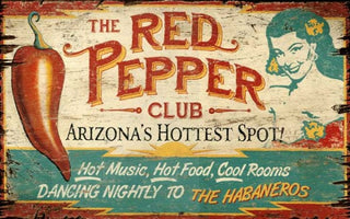 "Red Pepper Club" Sign