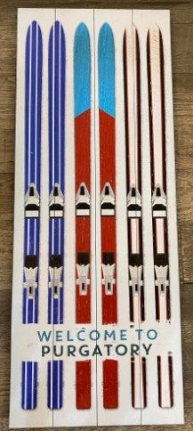 Welcome Three Pairs of Skis