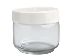 Nora Fleming Glass Canister w/ Melamine Lid