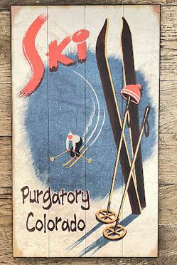 Ski Poles Purgatory Colorado (WI-1288)