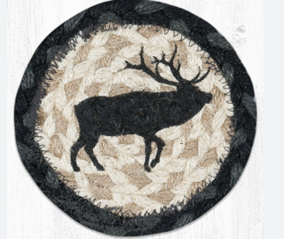 Elk Silhouette Capitol Earth 5" Coaster