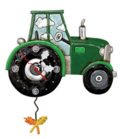 Green Tractor Time Clock