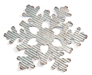 Metal Snowflake Decor
