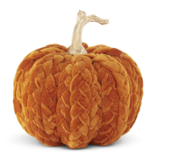 Braided Rust Orange Pumpkins
