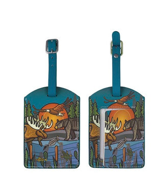 All My Relatives Luggage Tag (by Storm Angeconeb)