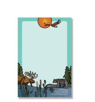 All My Relatives NotePad  (by Storm Angeconeb)