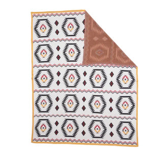 Desert Diamonds Knitted Throw