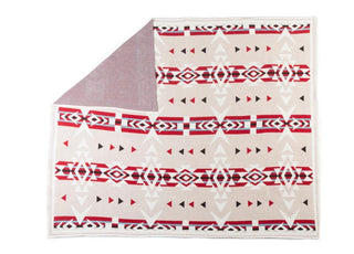 Canyon Arrows Knitted Throw