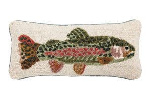 Trout Hooked Pillow