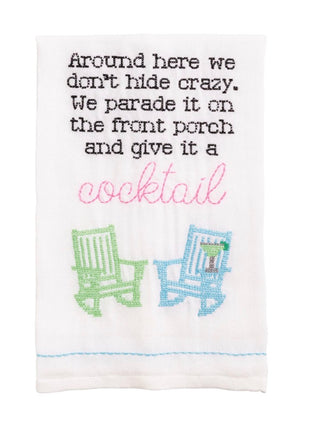 Cross Stitch Dish Towel