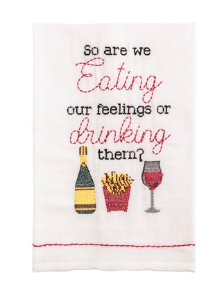 Cross Stitch Dish Towel