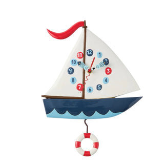 Smooth Sailing Wall Clock