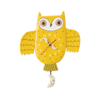 Golden Hoot Clock