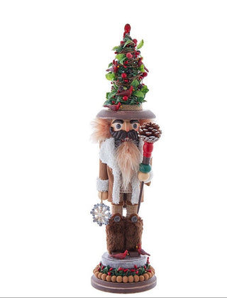 Hollywood Birch Berries 19" LED  Nutcracker