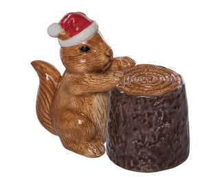 Christmas Squirrel Salt and Pepper Set