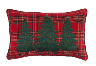 Spruce Tree Plaid Pillow