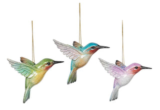 Colorful Hummingbird Ornament