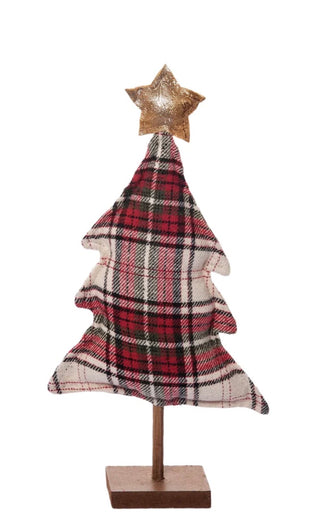 Plaid Tabletop Tree