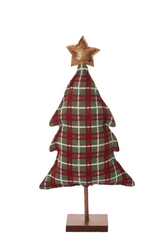 Plaid Tabletop Tree