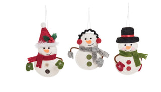 Jingle Snowman Ornament