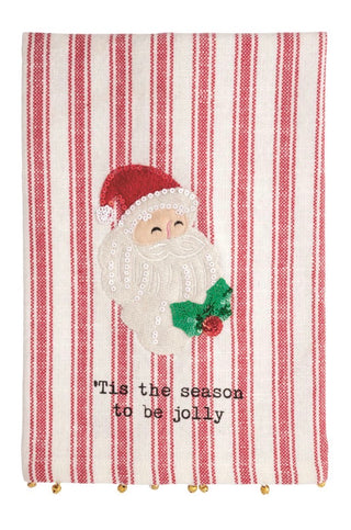 Christmas Sequin Dish Towel