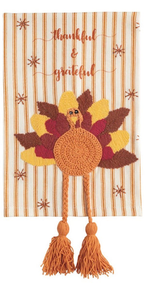 Fall Dangle Leg Dish Towel