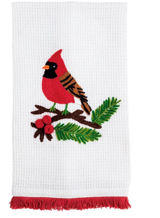 Christmas Fringe Dish Towel