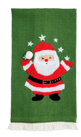 Christmas Fringe Dish Towel