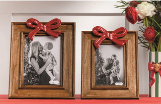 Red Bow Picture Frame
