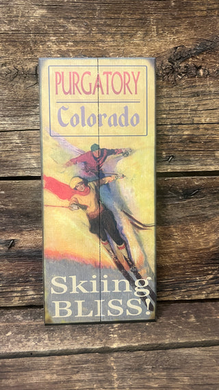Skiing Bliss 7 x 16 (W75-403)