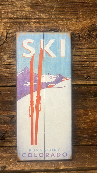 Red Skis 7 x 16 (W75-2307)