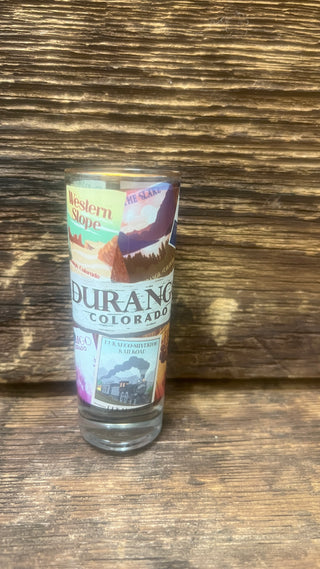 Durango Retro Collage 2oz. Shooter Glass