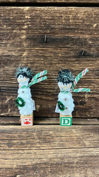Snowman on Block H-70