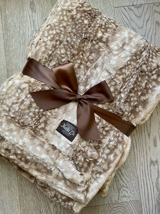 Keiki Co Luxury Blanket Brown