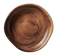 Sequoia Wood Melamine 6" Appetizer Plate