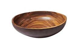 Sequoia Wood Melamine 12.5" Serving Bowl