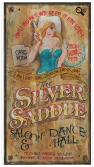 Silver Saddle Sign (PP-)
