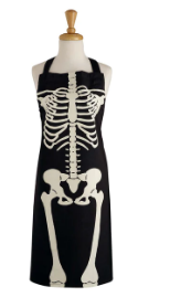 Skeleton Printed Apron