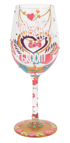 Mother of The Groom Wine Glass