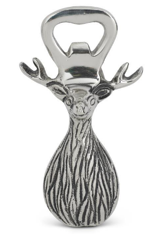 Silver Deer Head Bottle Opener