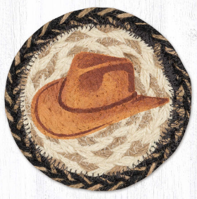 Tan Cowboy Hat Capitol Earth 5" Coaster