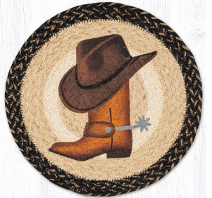 Cowboy Boot Capitol Earth 5" Coaster