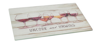 Uncork Unwind Cutting Board