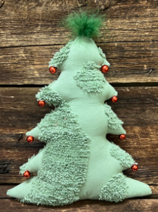 Vintage Fabric Christmas Tree