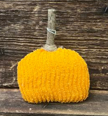 Small Standing Pumpkin 8"