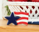 Freedom Flag Salt and Pepper Shaker Set