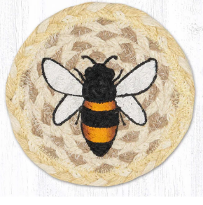 Bee Happy  5" Coaster